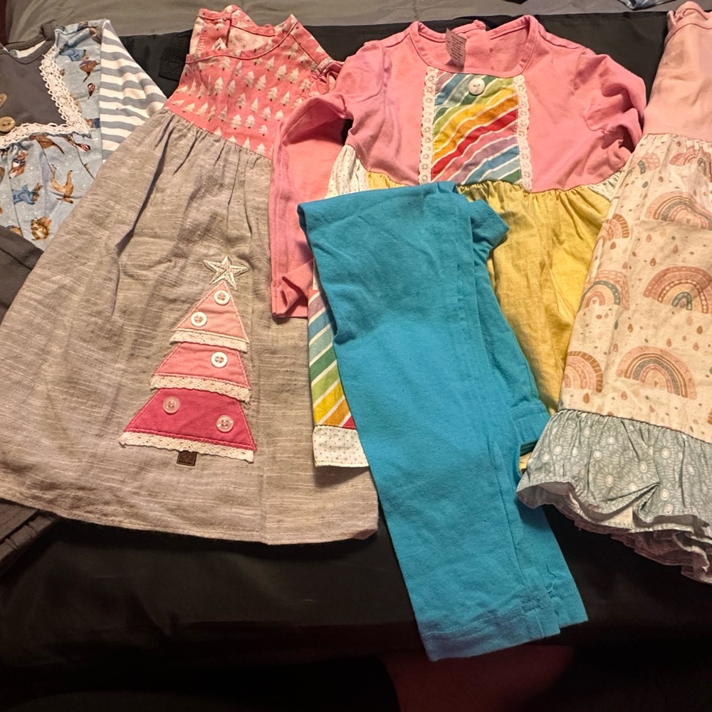 Colorful Kids Dress Set